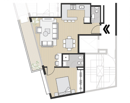 1C - 56,25m2